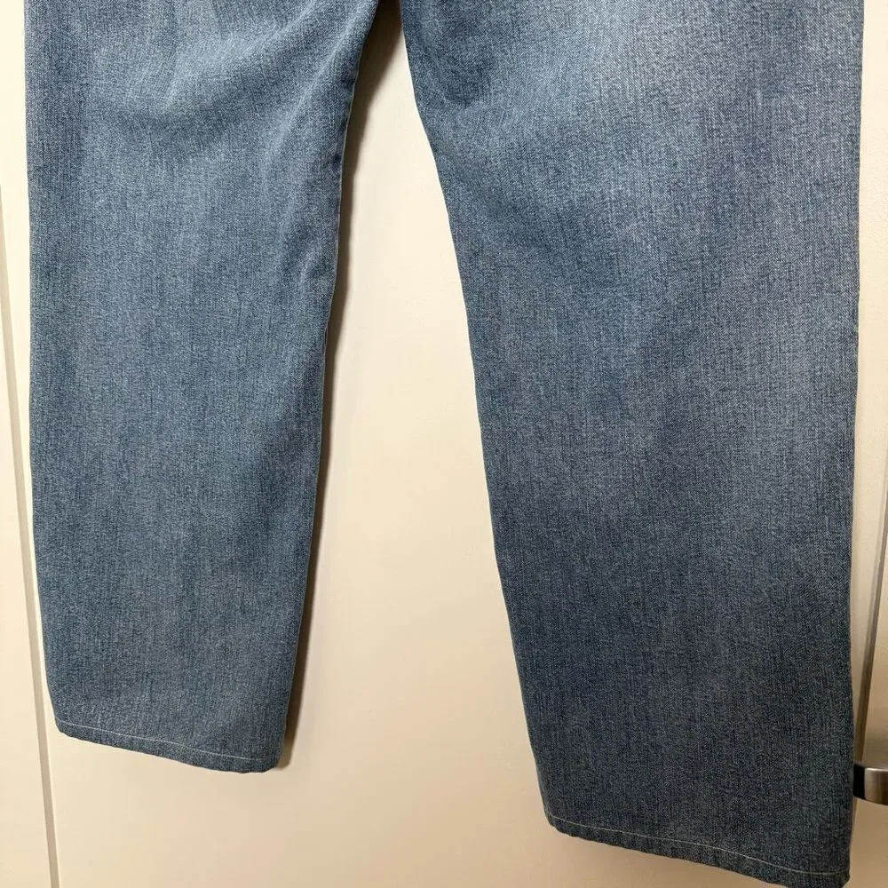 Ermenegildo Zegna Jeans Mens Sz 38 Blue Straight Designer Denim Made in Italy